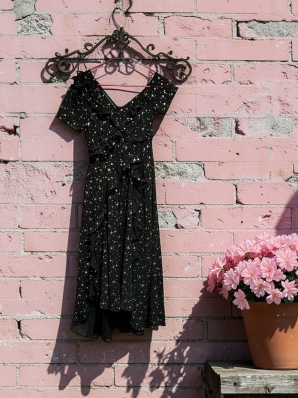Nasty Gal asymmetrical star ⭐️ party dress
